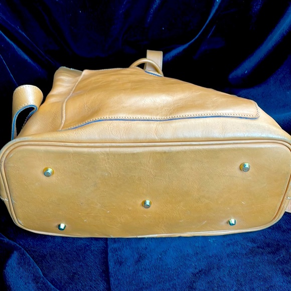 TERRIDA LEATHER LUXURY VENETIAN MURANO LARGE TRAVEL BAG / BACKPACK - Picture 15 of 15